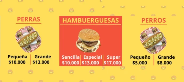 Hamburguesas y Perros Doble A